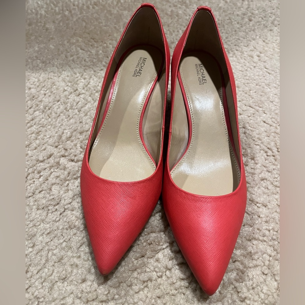 Orange/Coral Michael Kors Pumps